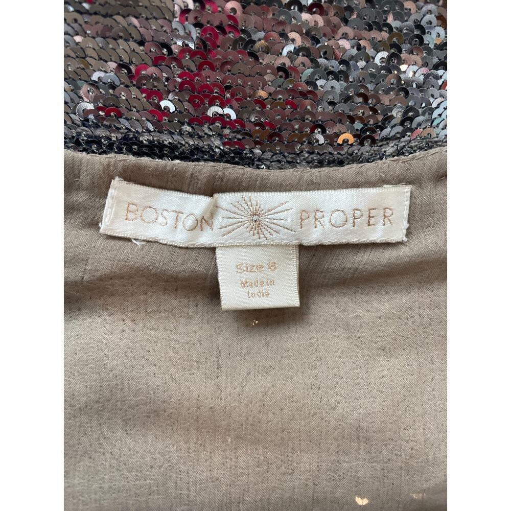 Boston Proper sequin tank. Size 6 - Picture 5 of 5